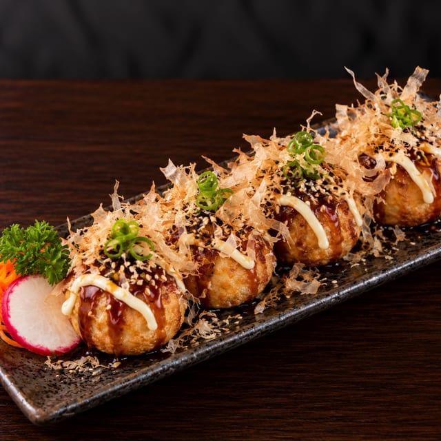 Takoyaki.