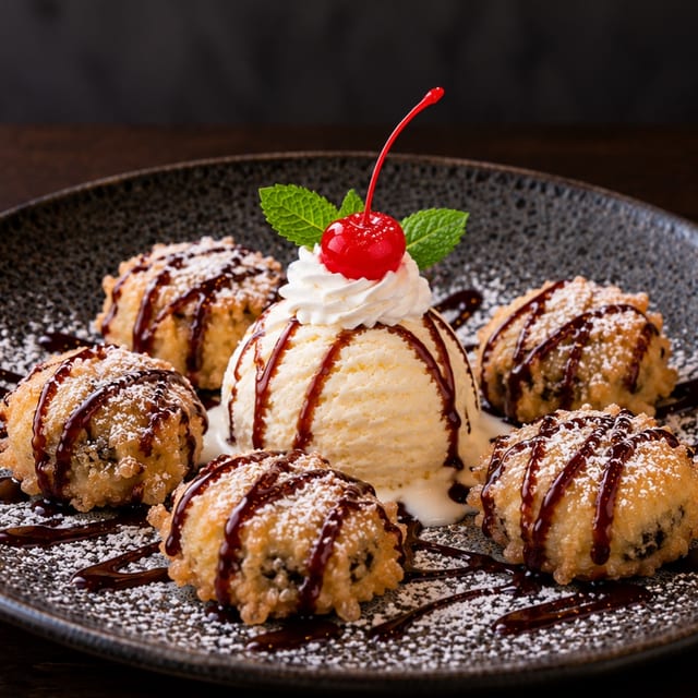 Fried Oreo Ice Cream.