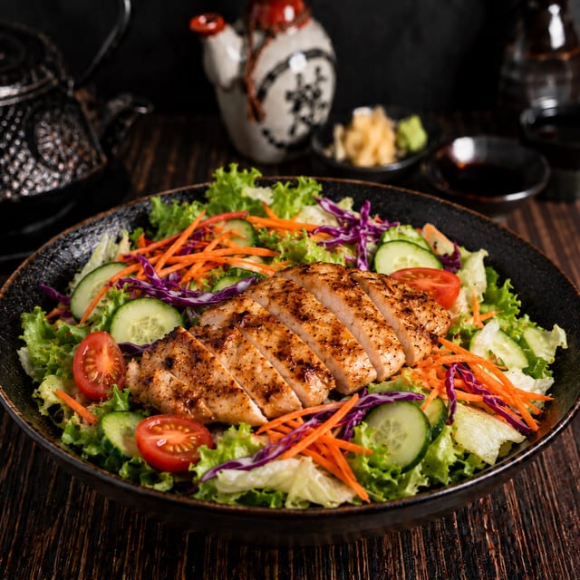 Grilled Chicken Salad.