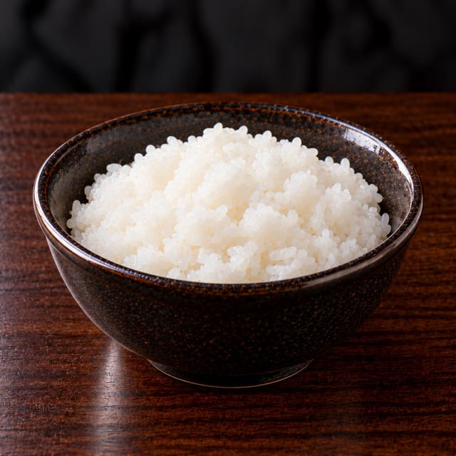 Steamed Rice.