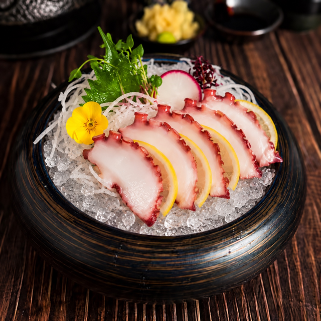 Octopus Sashimi.