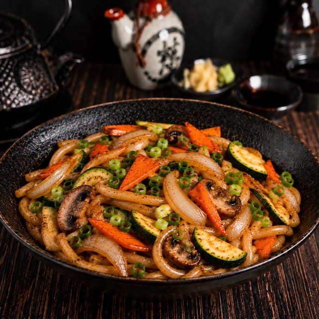 Veggie Stir Fry Udon.