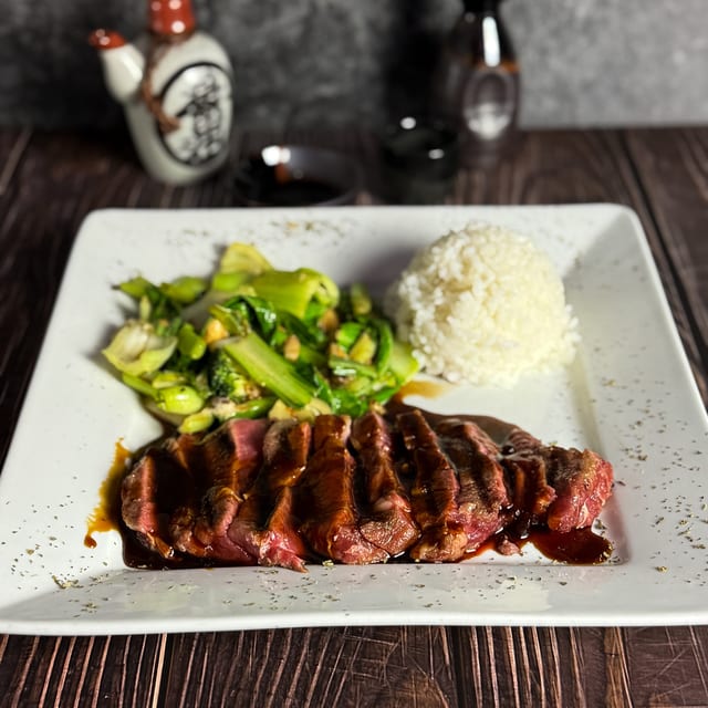 Teriyaki Ribeye Entree.