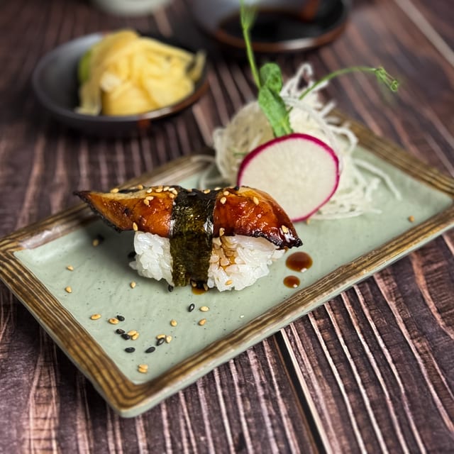 Fresh Water Eel Sushi.
