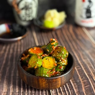Crispy Garlic Cucumber