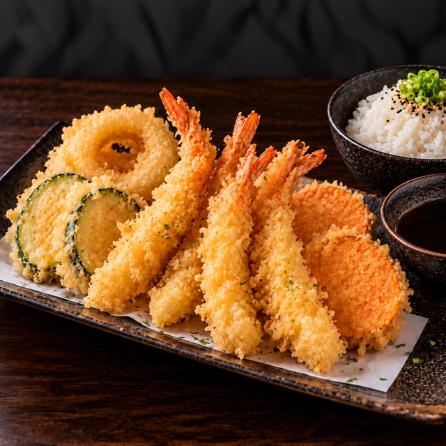 Shrimp Tempura Entree.