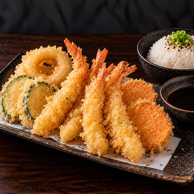 Shrimp Tempura Entree.