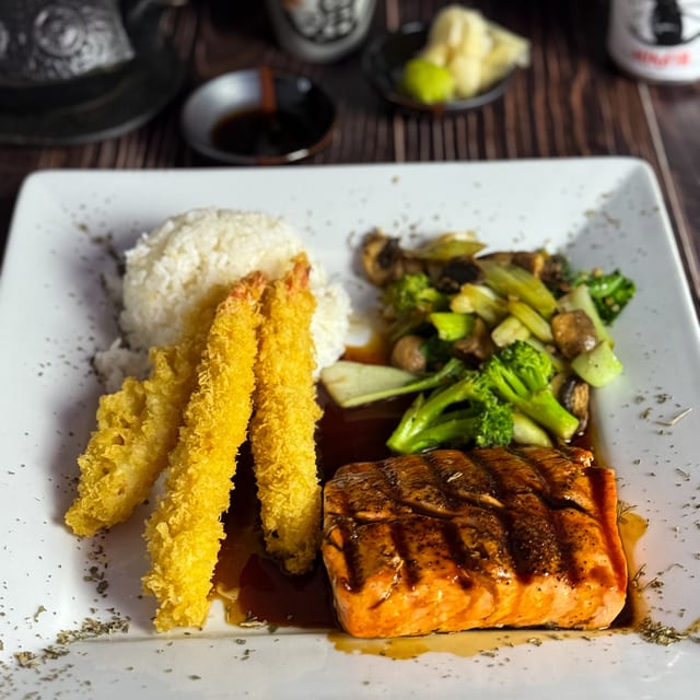 Salmon Teriyaki Lunch.