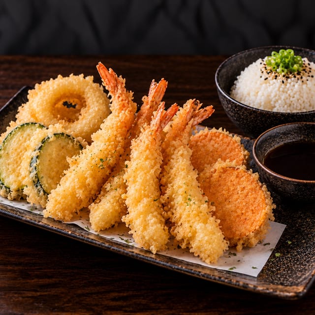 Shrimp Tempura Lunch.
