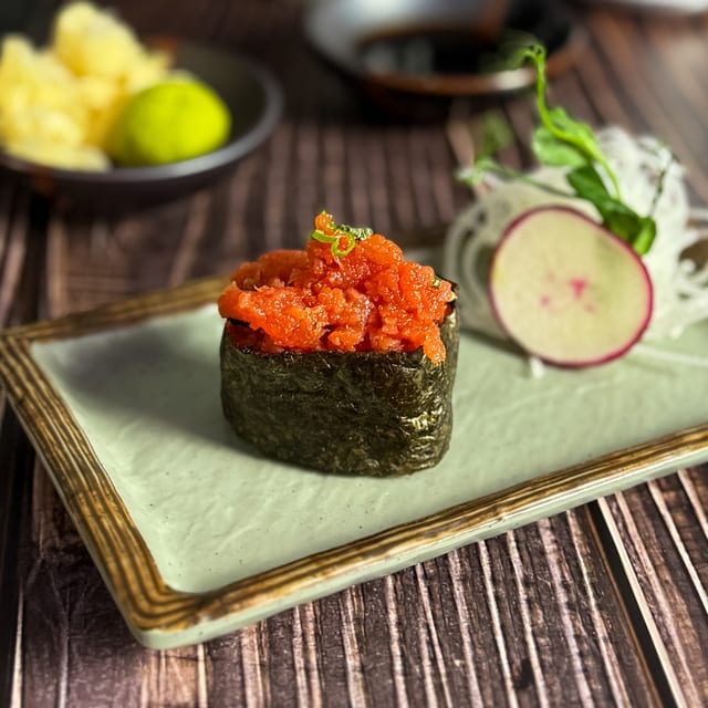 Spicy Tuna Sushi.