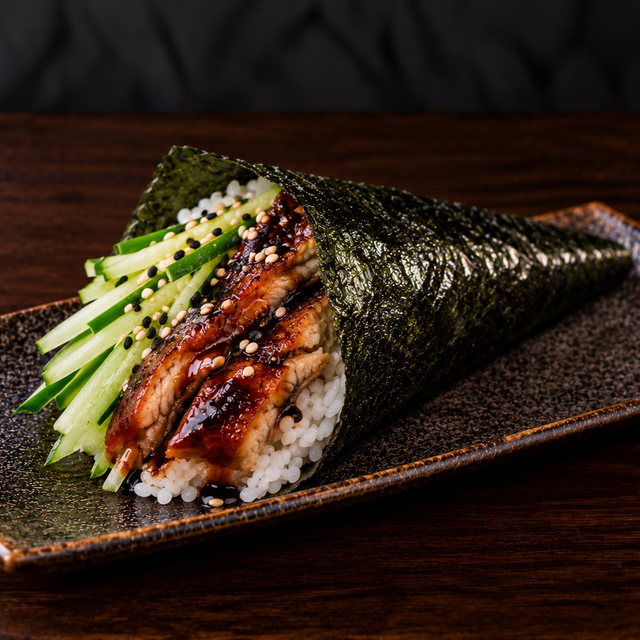 Unagi Hand Roll.