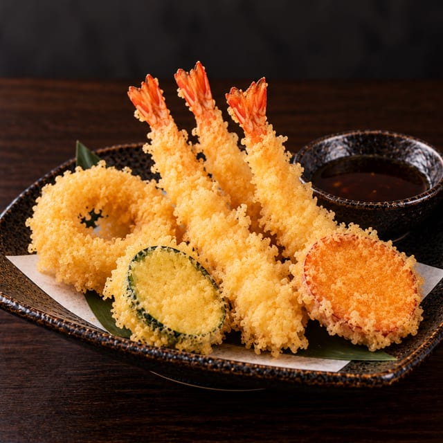 Shrimp Tempura.