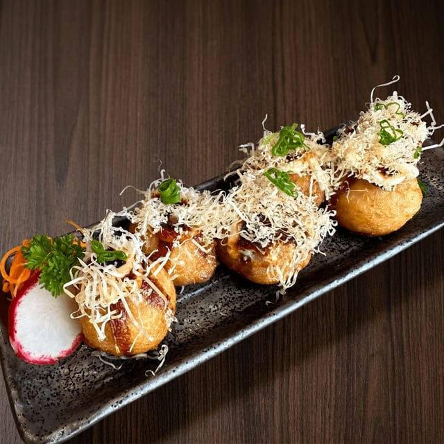 Takoyaki.