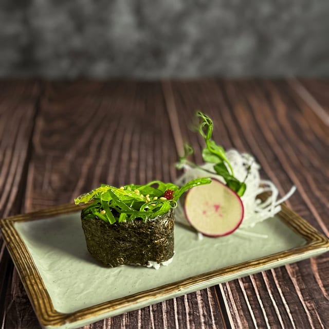 Seaweed Salad Sushi.
