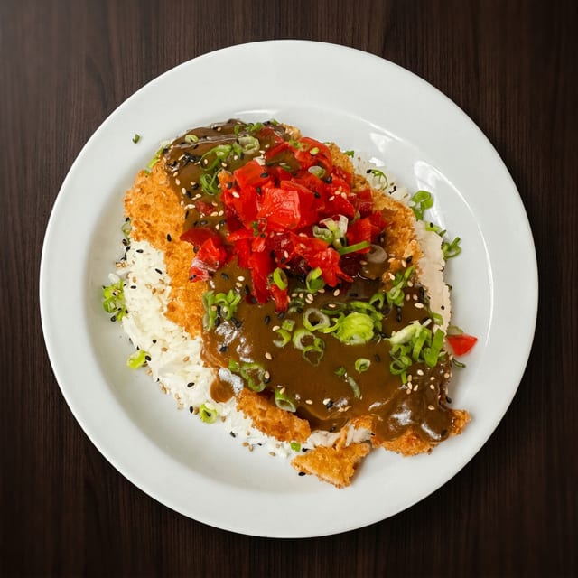 Katsu Curry Entree.