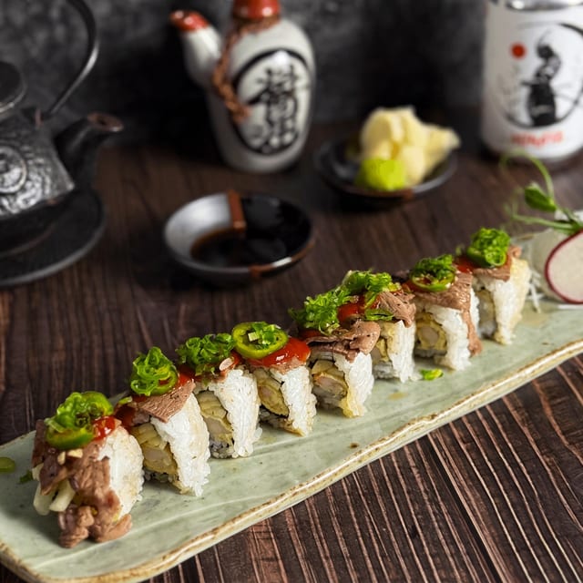 Steak & Shrimp Roll.