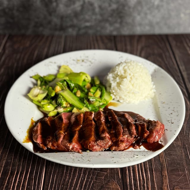 Teriyaki Ribeye Entree.