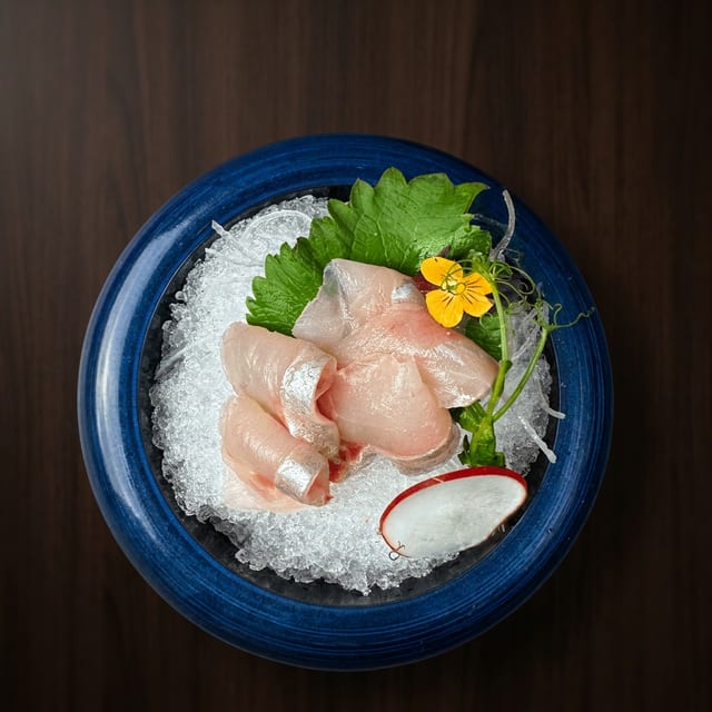 Red Snapper Sashimi.
