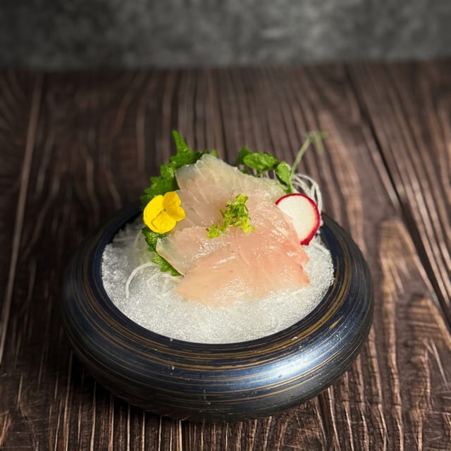 Flounder Sashimi.