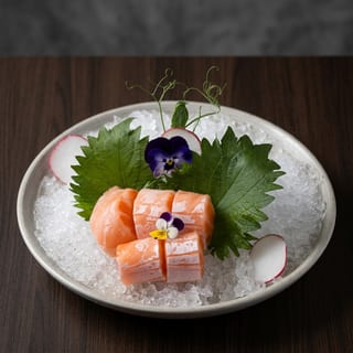 Salmon Belly Sashimi