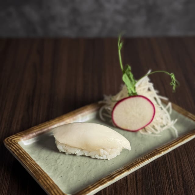Super White Tuna Sushi.