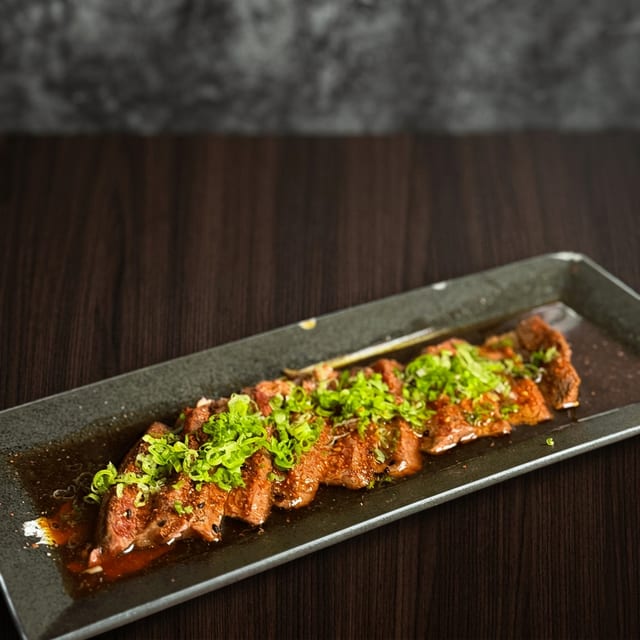 Beef Sashimi.