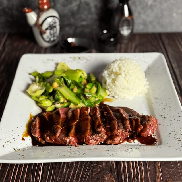 Teriyaki Ribeye Entree.