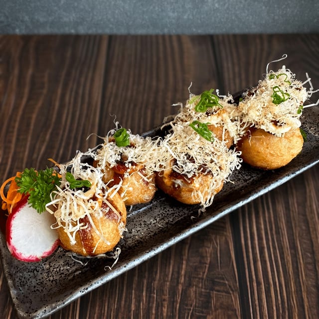 Takoyaki.