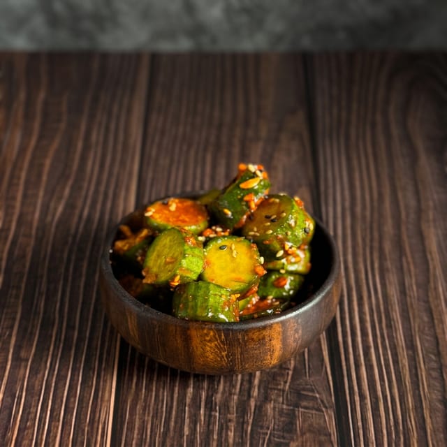Crispy Garlic Cucumber.