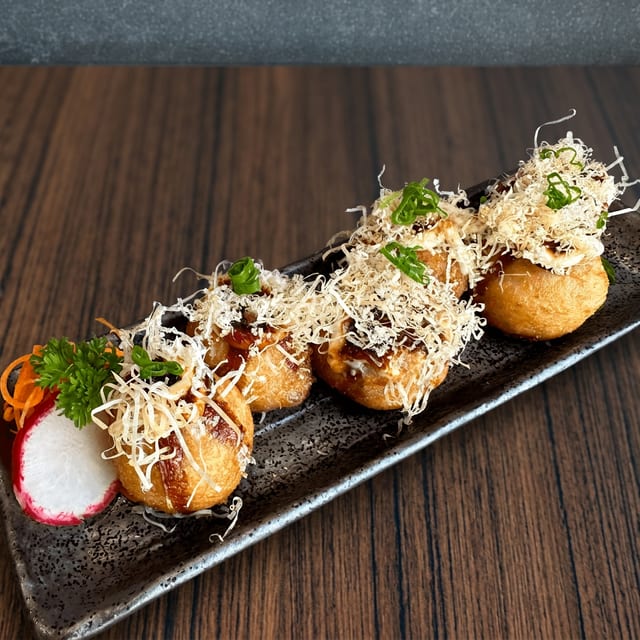 Takoyaki.