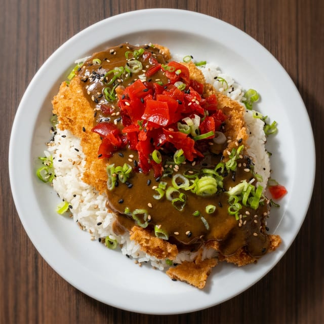 Katsu Curry Entree.