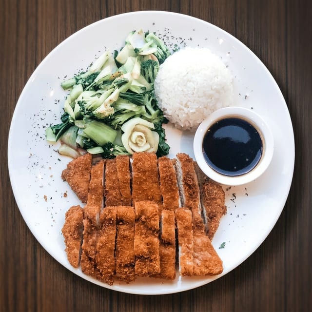 Chicken Katsu Lunch.