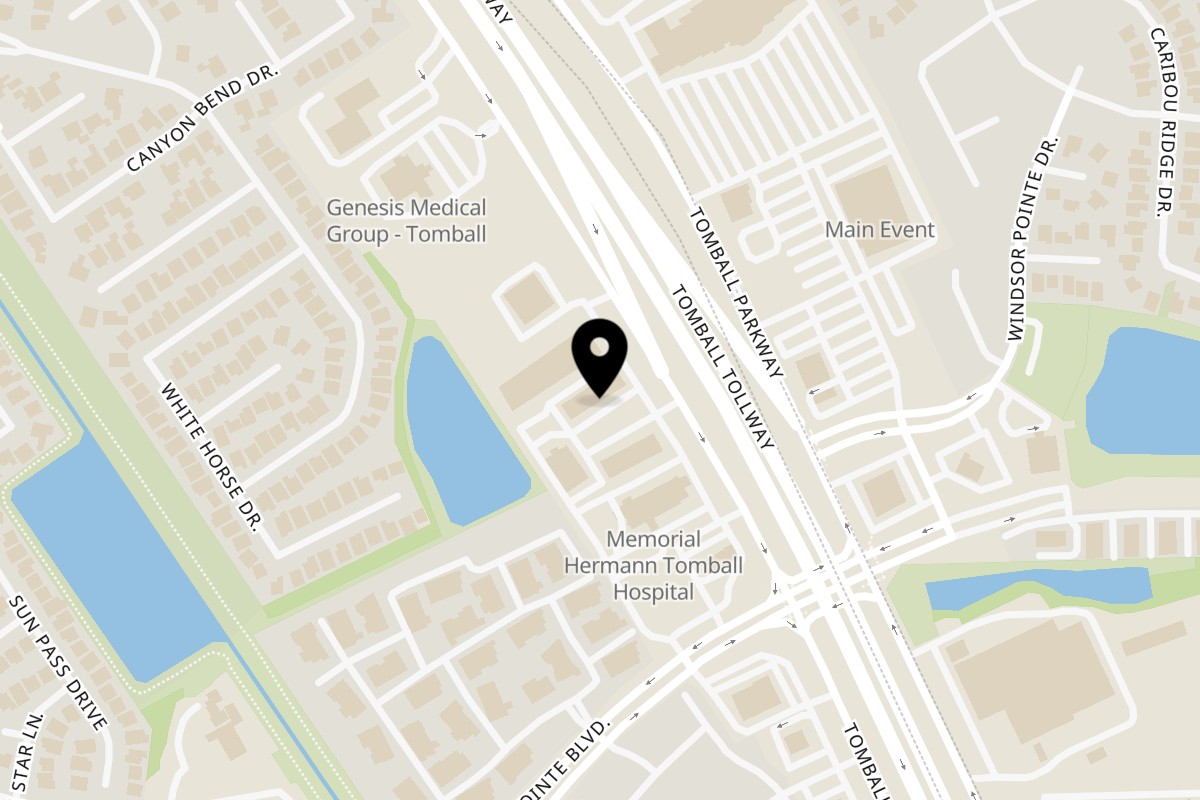 Map showing the location of Top Sushi Tomball on 24435 Tomball Pkwy Ste 70 in Tomball